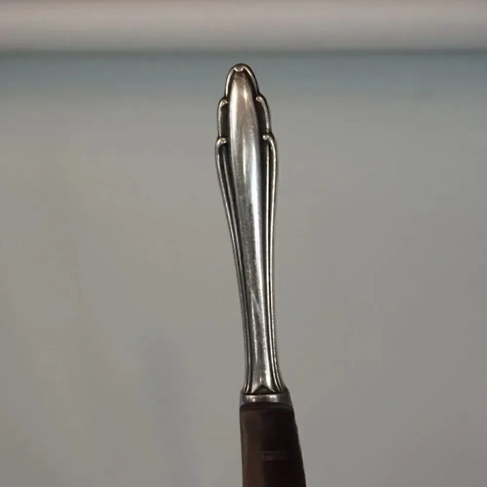 Vintage Gowe Wellner German Sliver Plate Knife Marke GW Gowe 90 18